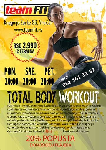Izrada flajera za Teamfit